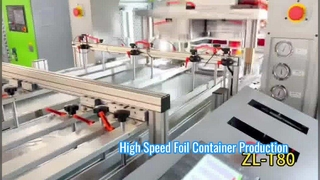 COPERCHI DI METÀ DIMENSIONE IN 2 CAVITÀ SU CONTENITORE DI FOGLIO DI ALLUMINIO/PADELLA/MACCHINA PER LA PRODUZIONE DI PIATTI