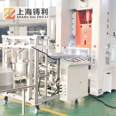 Aluminium Foil Container Punchin Machine Silver Foil Container Making Machine SMC SIZE:7*7.5*Height 3.8m